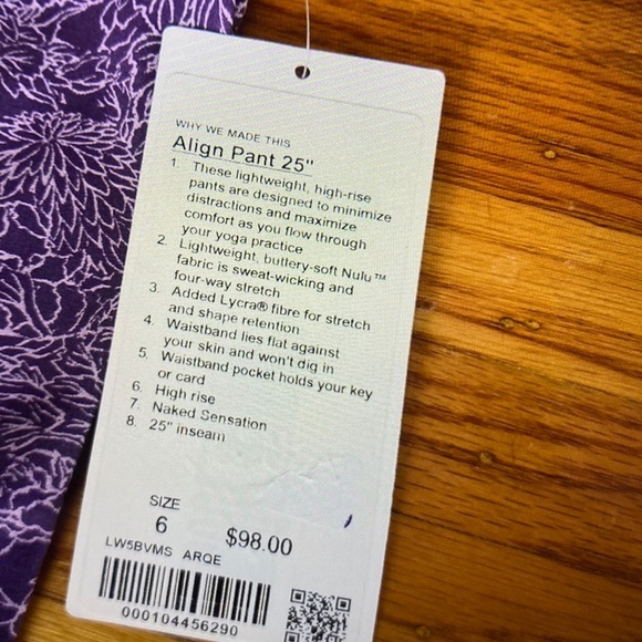 Lululemon Align leggings size 6 - Picture 2 of 5
